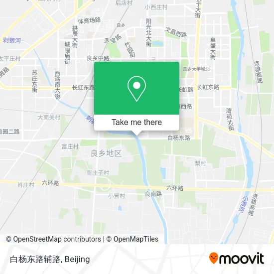 白杨东路辅路 map