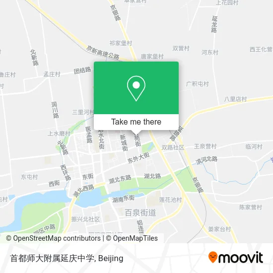首都师大附属延庆中学 map
