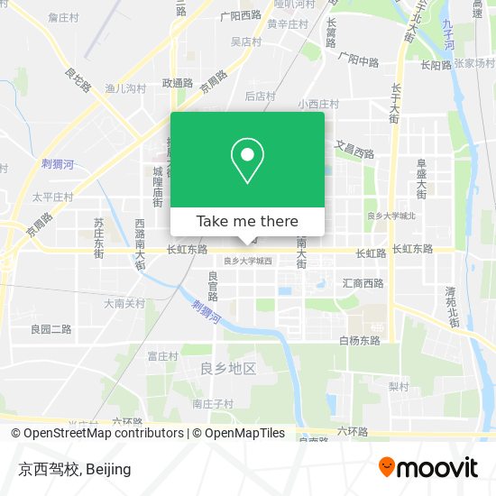 京西驾校 map