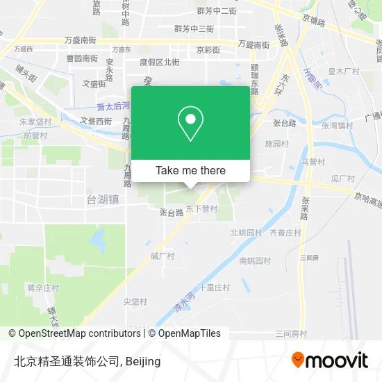 北京精圣通装饰公司 map