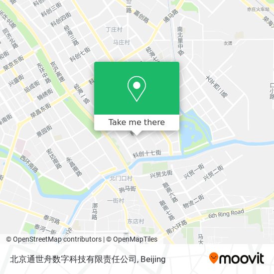 北京通世舟数字科技有限责任公司 map