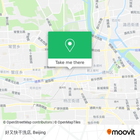 好又快干洗店 map