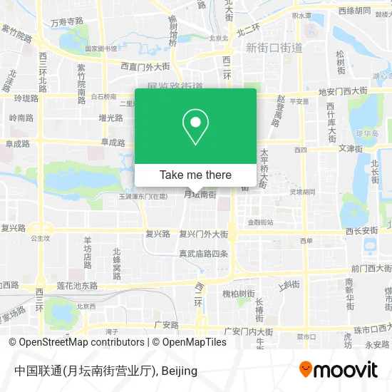 中国联通(月坛南街营业厅) map