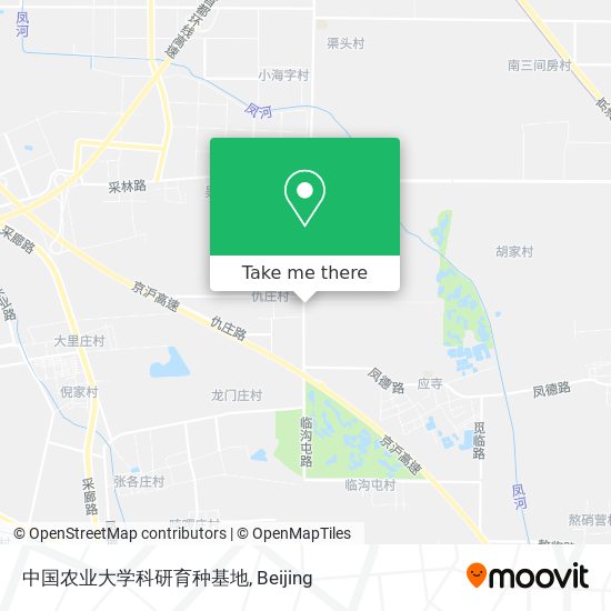中国农业大学科研育种基地 map