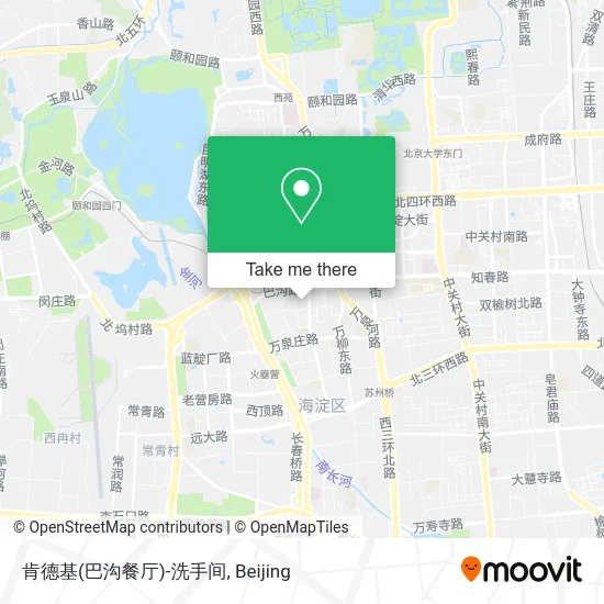 肯德基(巴沟餐厅)-洗手间 map