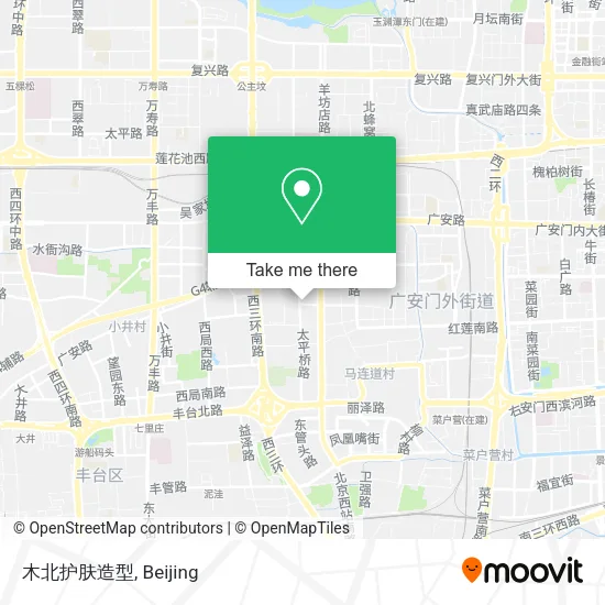 木北护肤造型 map