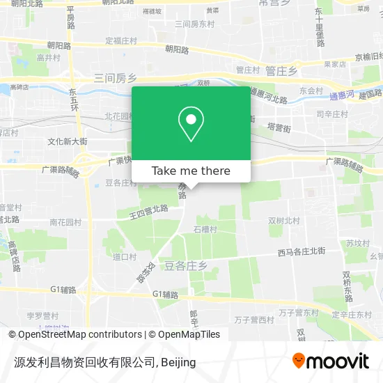 源发利昌物资回收有限公司 map