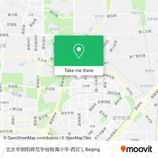 北京市朝阳师范学校附属小学-西2门 map