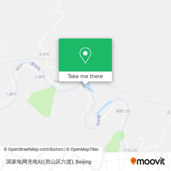 国家电网充电站(房山区六渡) map