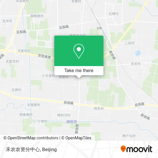 禾农农资分中心 map