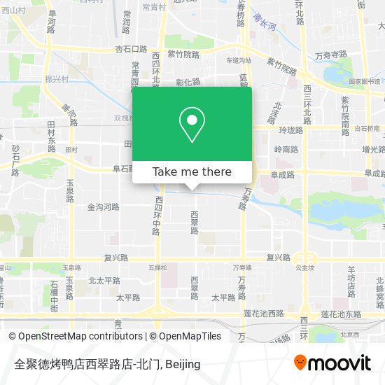 全聚德烤鸭店西翠路店-北门 map