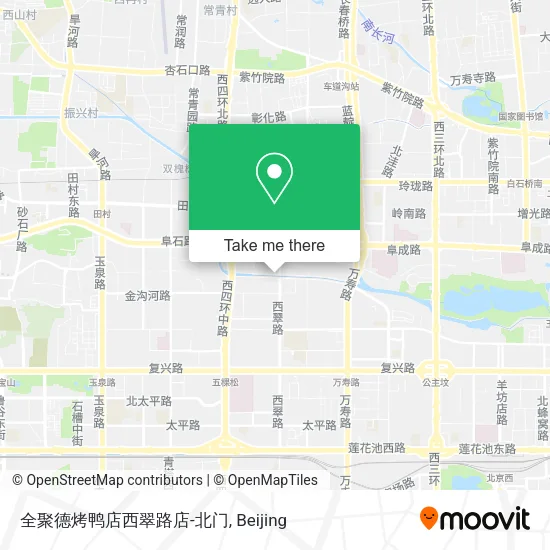 全聚德烤鸭店西翠路店-北门 map