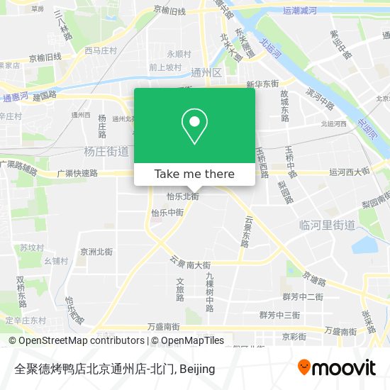 全聚德烤鸭店北京通州店-北门 map