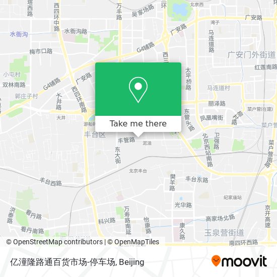 亿潼隆路通百货市场-停车场 map