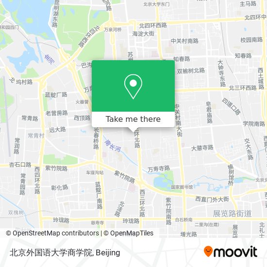 北京外国语大学商学院 map