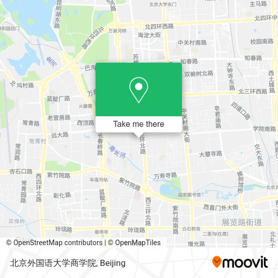 北京外国语大学商学院 map