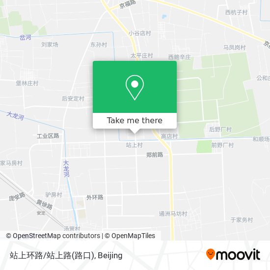 站上环路/站上路(路口) map