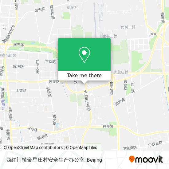 西红门镇金星庄村安全生产办公室 map