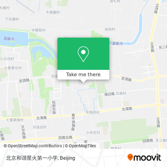 北京和谐星火第一小学 map