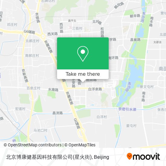 北京博康健基因科技有限公司(星火街) map