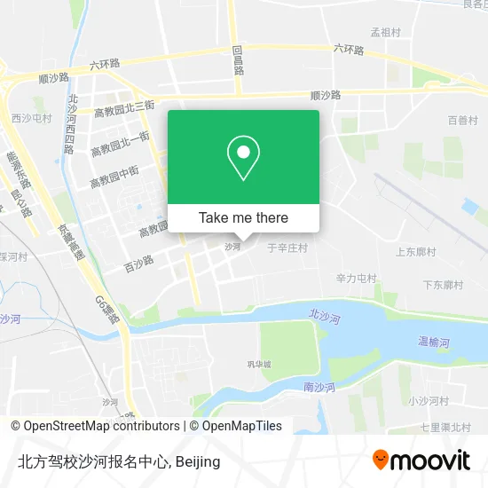 北方驾校沙河报名中心 map