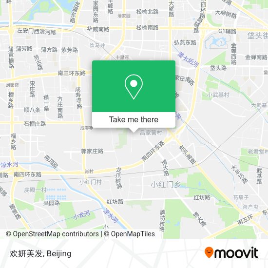 欢妍美发 map