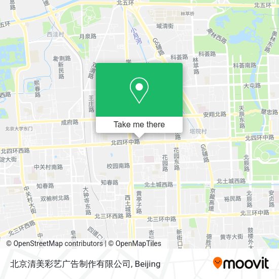 北京清美彩艺广告制作有限公司 map