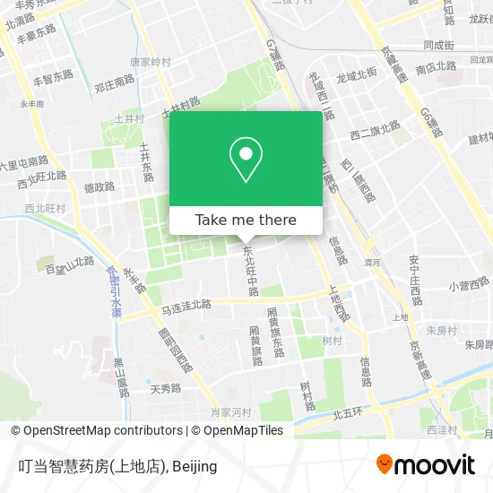 叮当智慧药房(上地店) map
