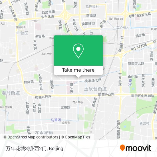 万年花城3期-西2门 map