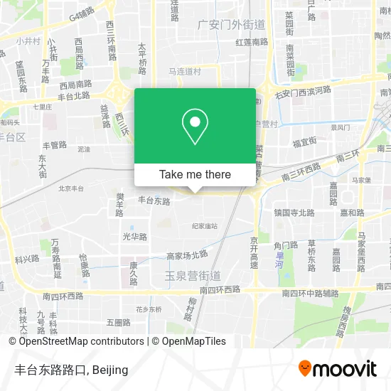 丰台东路路口 map