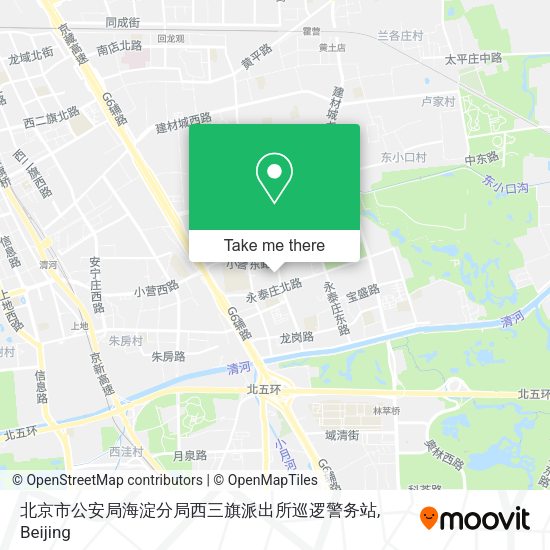 北京市公安局海淀分局西三旗派出所巡逻警务站 map