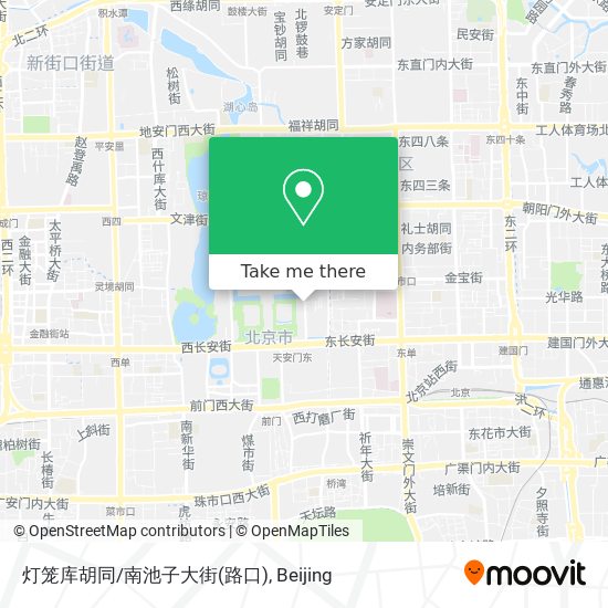 灯笼库胡同/南池子大街(路口) map