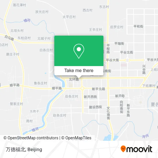 万德福北 map