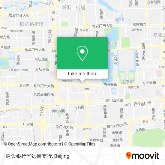 建设银行华远街支行 map