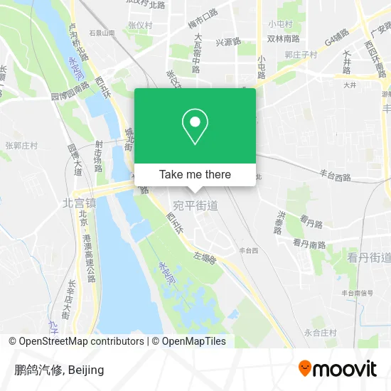 鹏鸽汽修 map