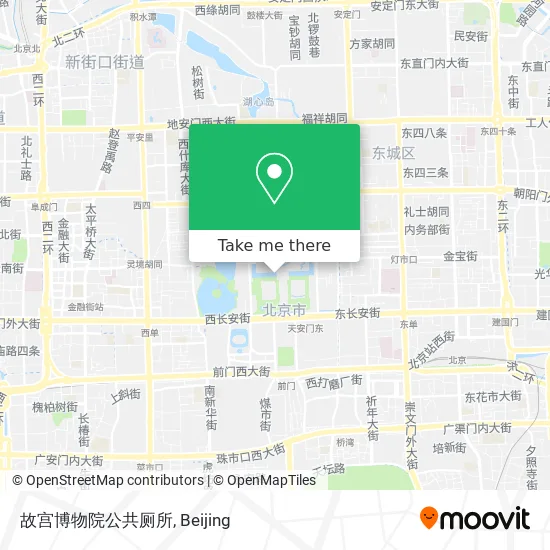 故宫博物院公共厕所 map