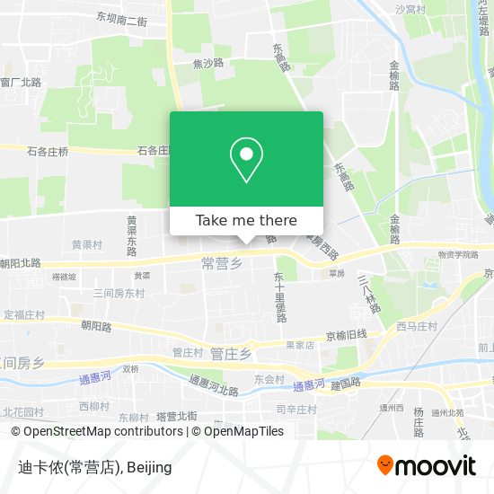 迪卡侬(常营店) map