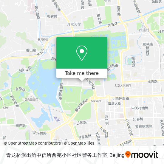 青龙桥派出所中信所西苑小区社区警务工作室 map