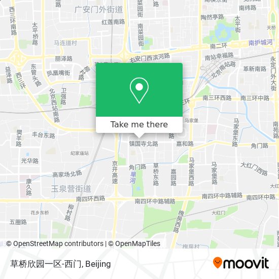 草桥欣园一区-西门 map