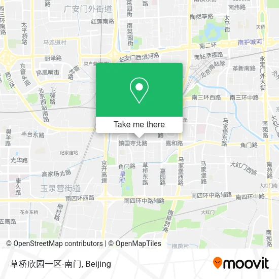草桥欣园一区-南门 map