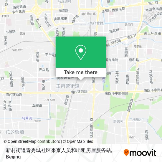 新村街道青秀城社区来京人员和出租房屋服务站 map