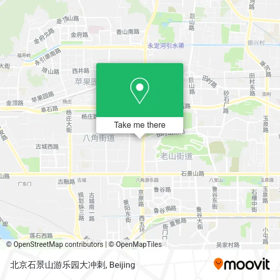 北京石景山游乐园大冲刺 map