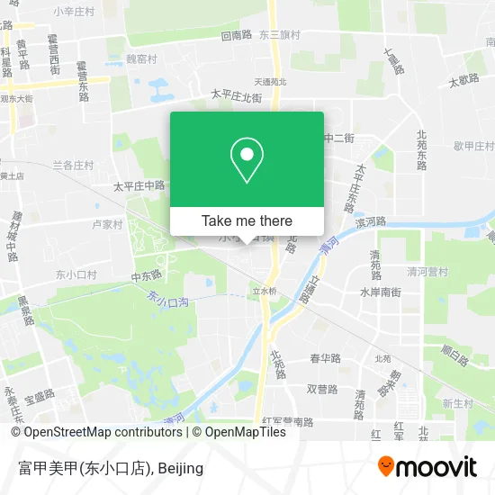 富甲美甲(东小口店) map