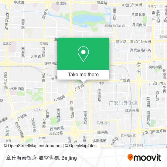 章丘海泰饭店-航空售票 map