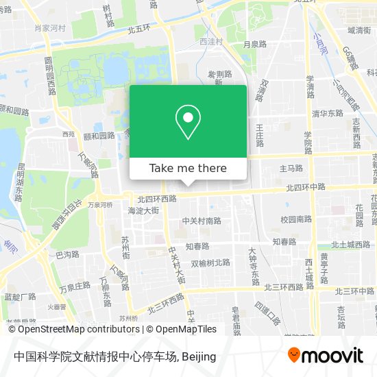 中国科学院文献情报中心停车场 map