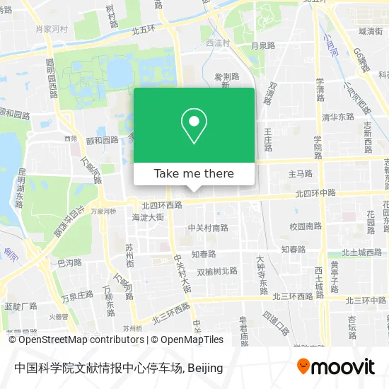 中国科学院文献情报中心停车场 map