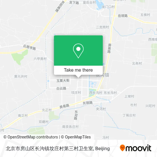 北京市房山区长沟镇坟庄村第三村卫生室 map