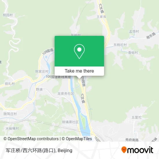 军庄桥/西六环路(路口) map