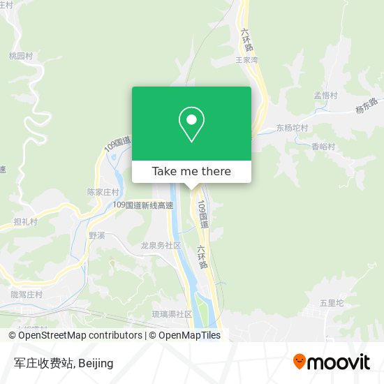 军庄收费站 map
