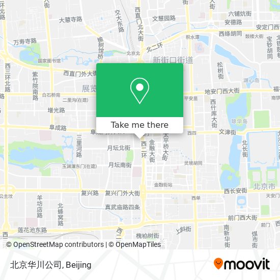 北京华川公司 map